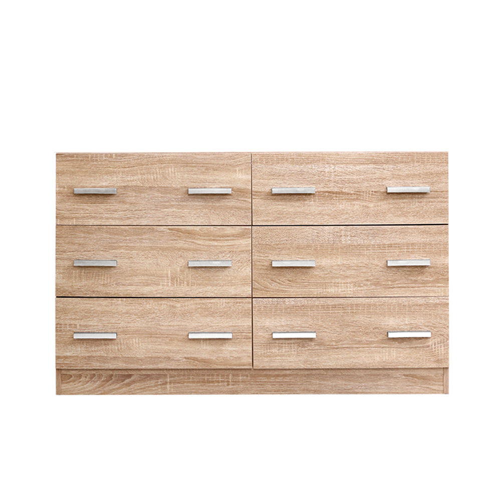 VEDA 6 Chest of Drawers - Pine