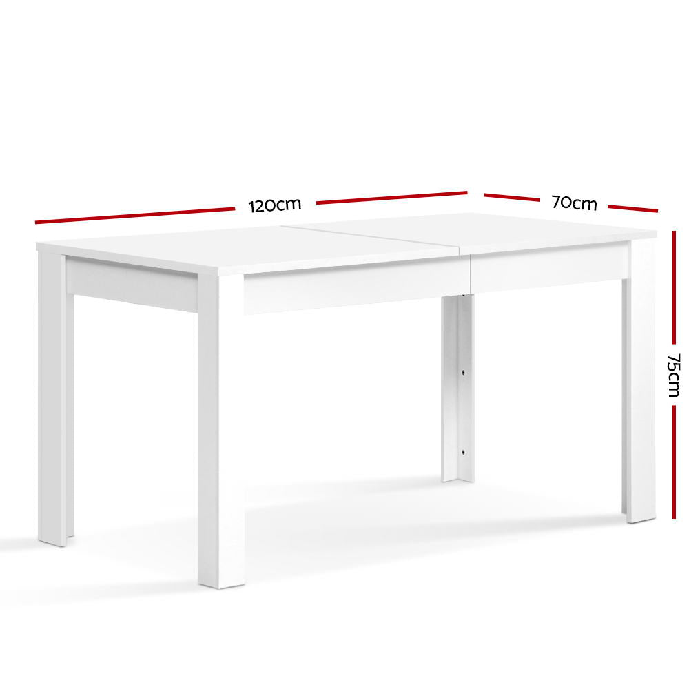NATU 4 Seater Dining Table - White