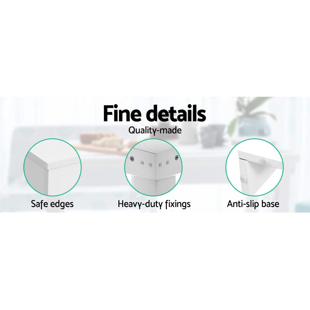 NATU 4 Seater Dining Table - White