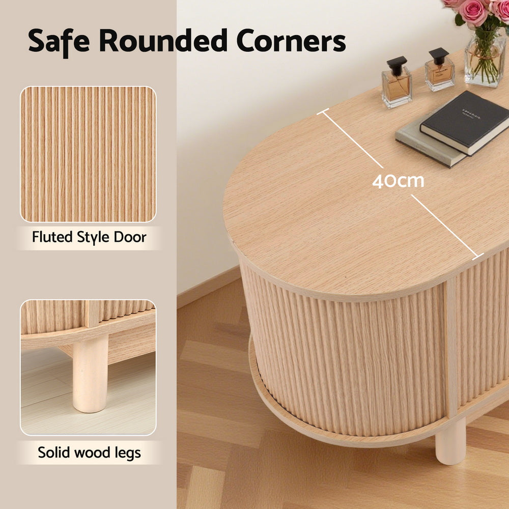 Artiss TV Unit, 160cm - Pine