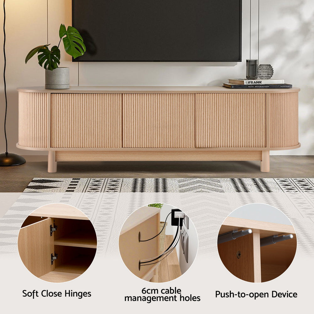 Artiss TV Unit, 160cm - Pine