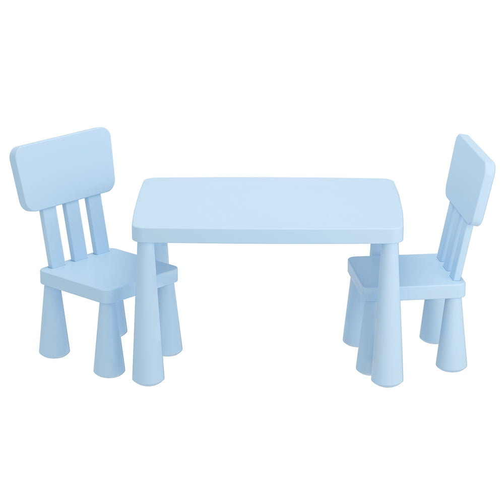 Keezi Kids Table and Chairs Set - Blue