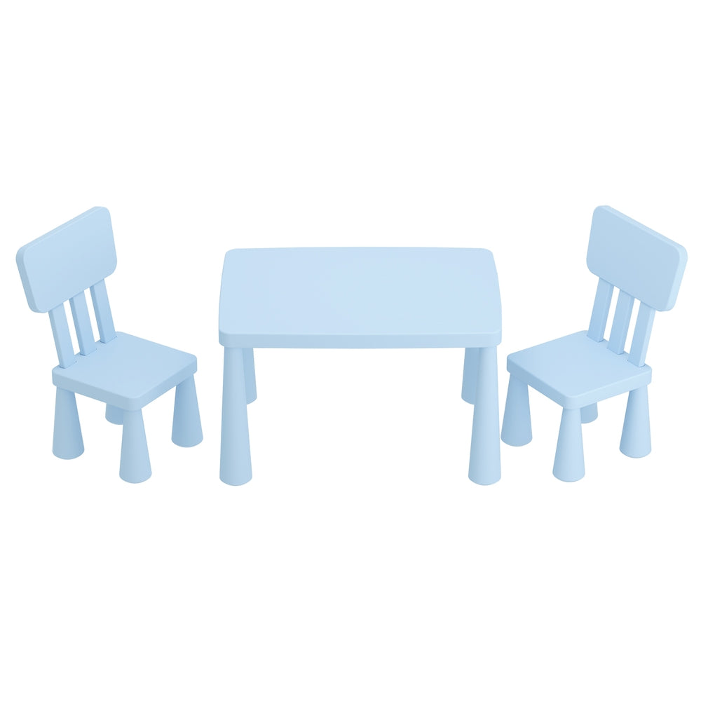 Keezi Kids Table and Chairs Set - Blue