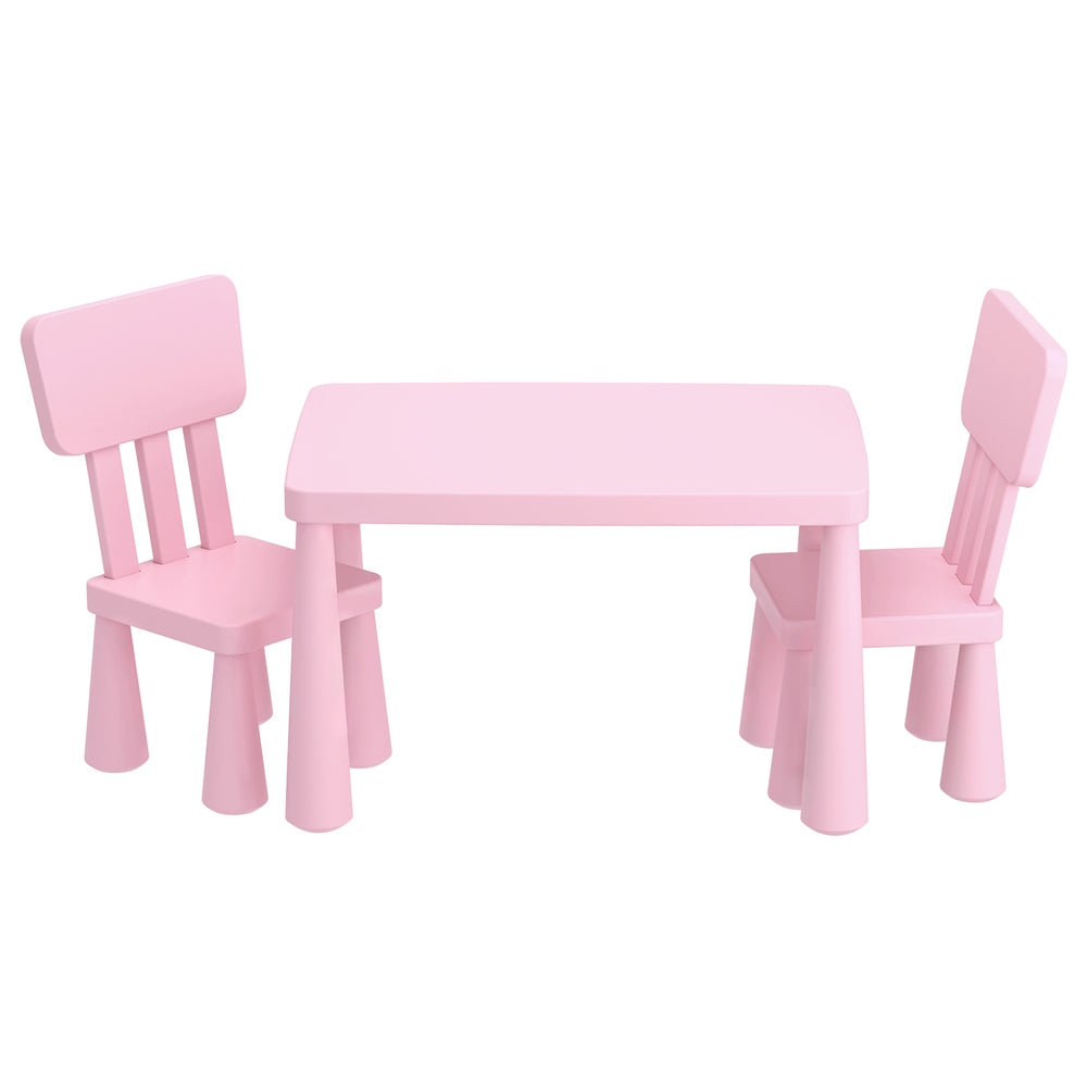 Keezi Kids Table and Chairs Set - Pink