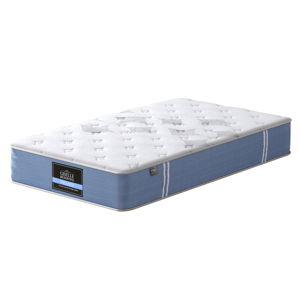 Giselle Snow Series, 25cm Pocket Spring Mattress - Single