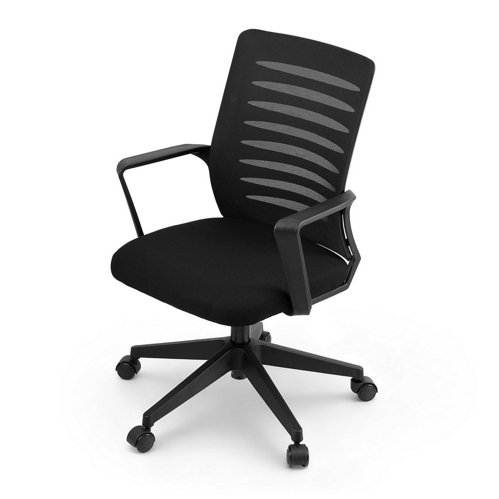 Artiss Ergonomic Office Chair with Lumbar Support - Black