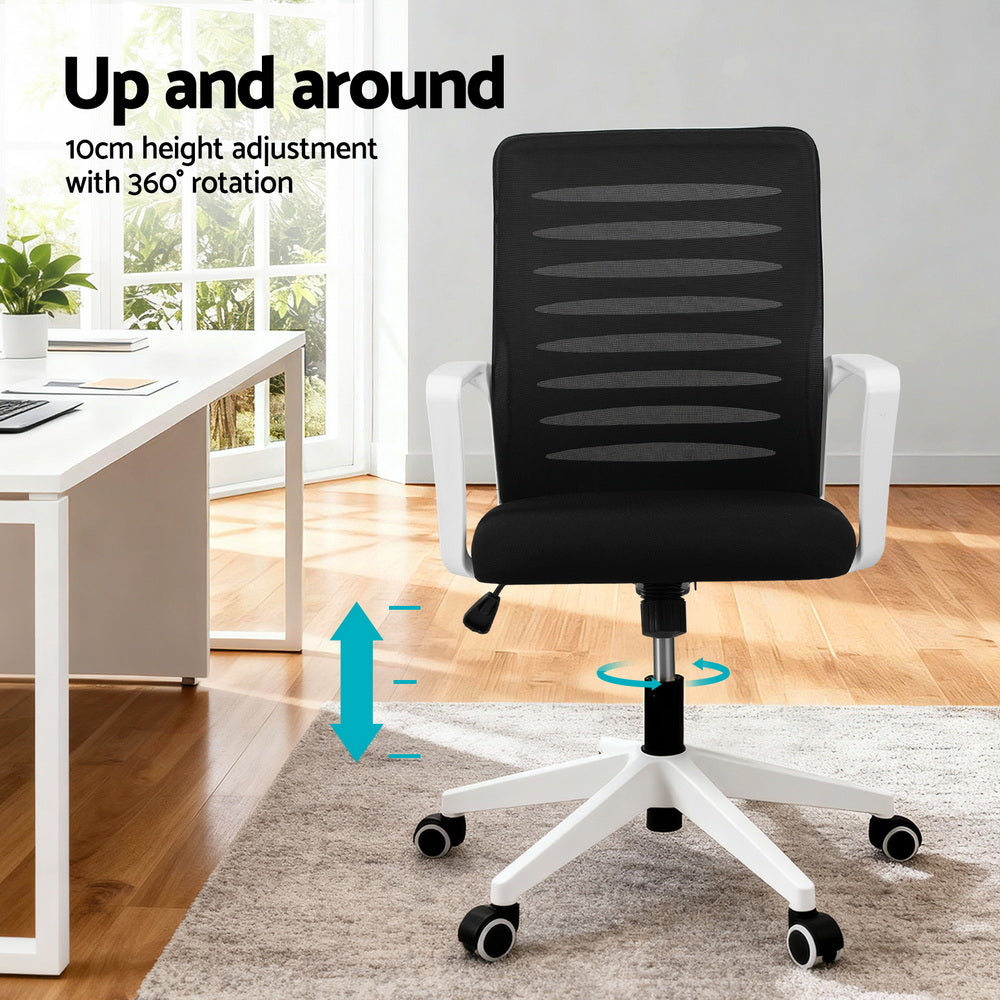 Artiss Ergonomic Office Chair - Black and White