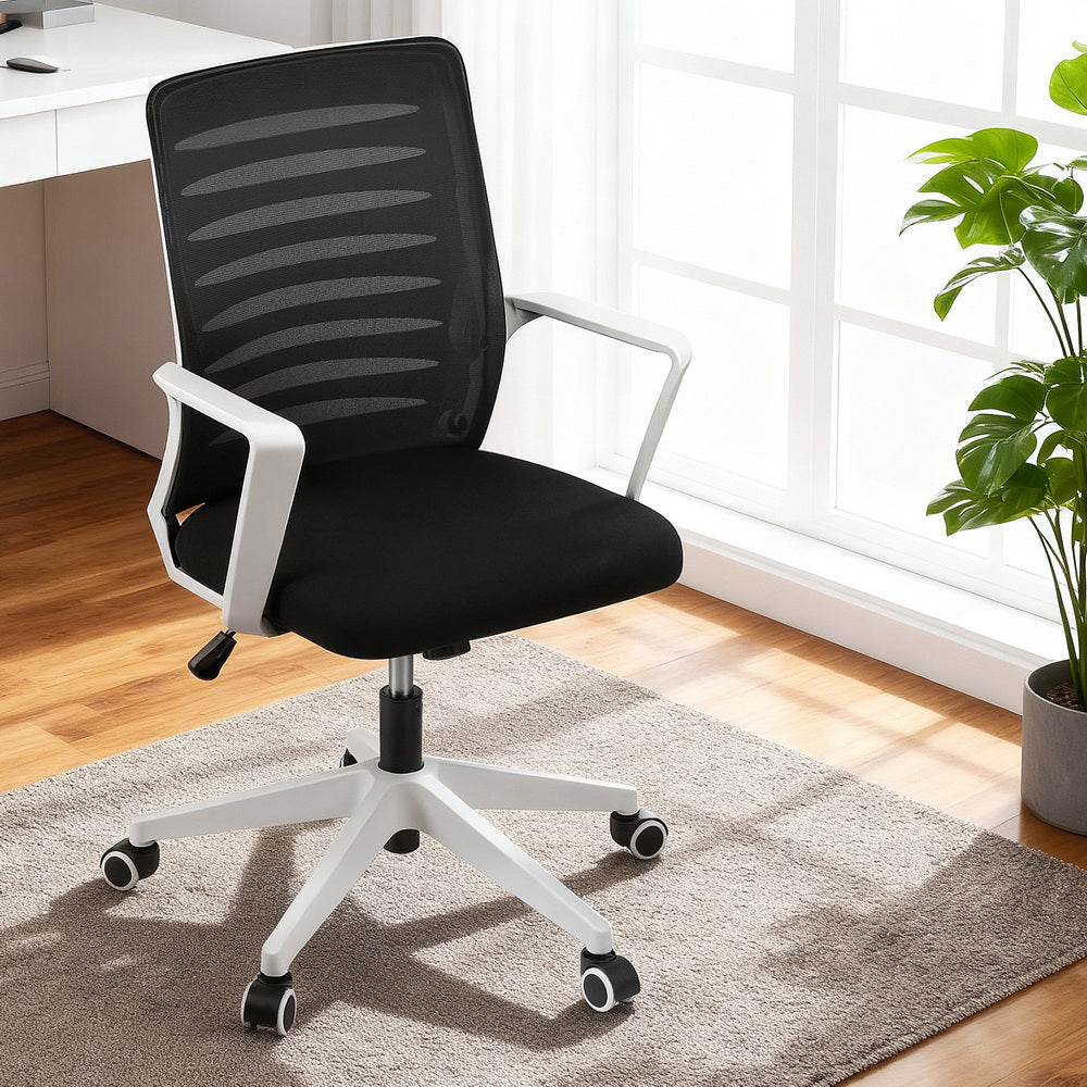 Artiss Ergonomic Office Chair - Black and White