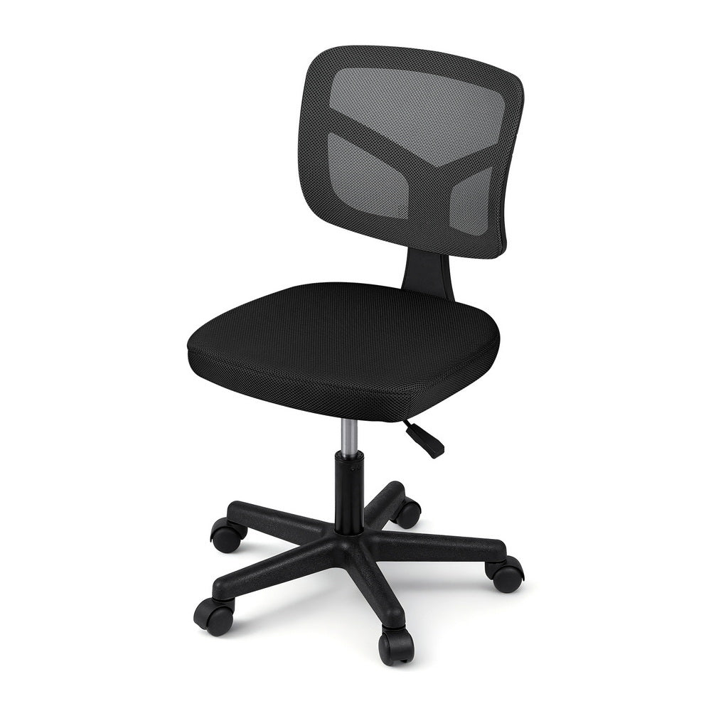Artiss Armless Office Chair - Black