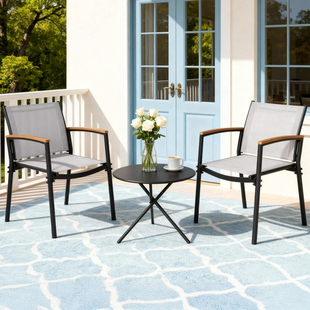 Gardeon 3PC Outdoor Bistro Set