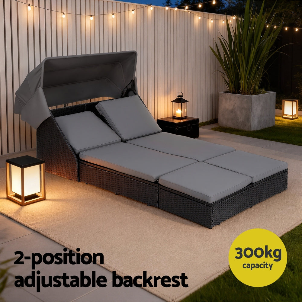 Gardeon 4-Position Adjustable Outdoor Daybed