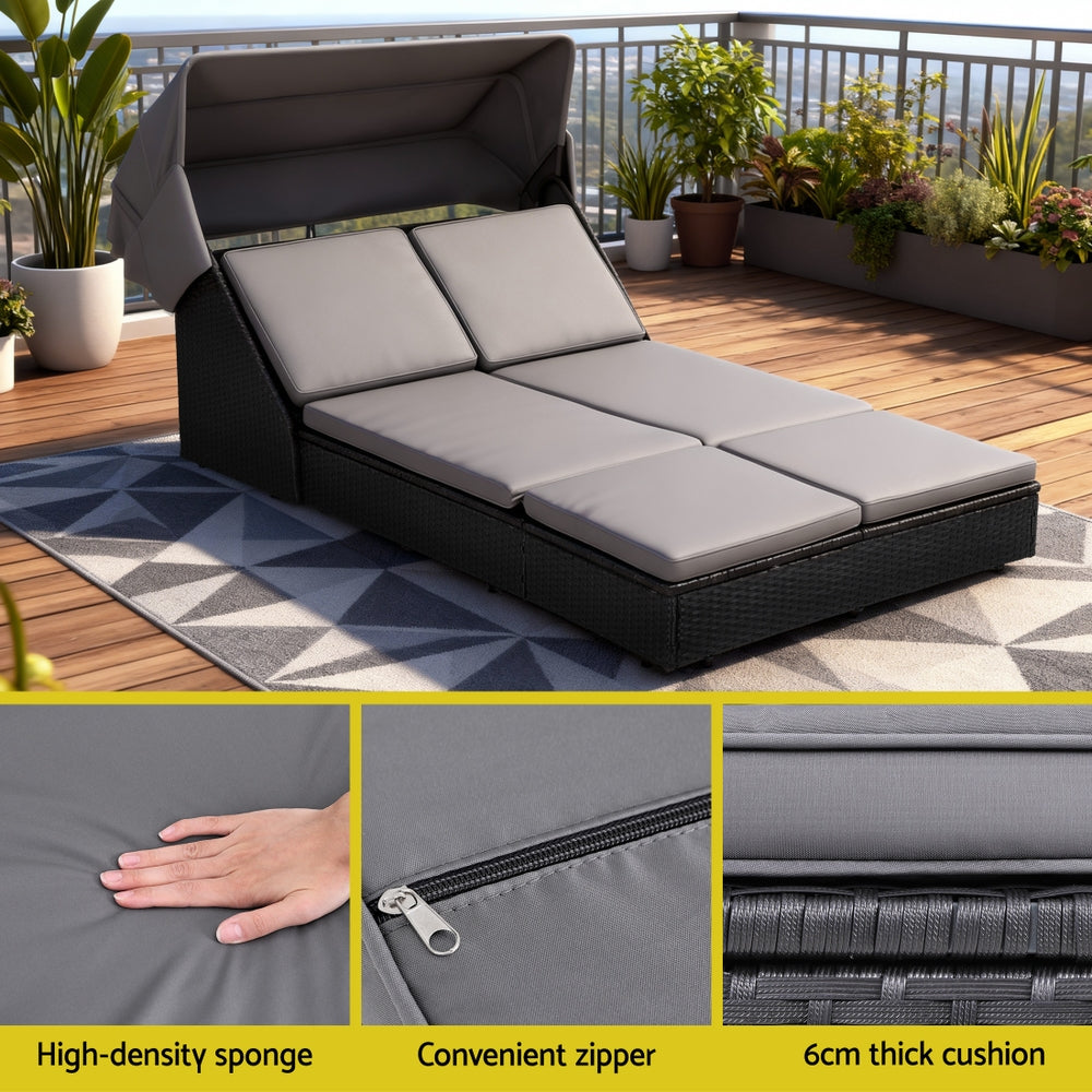 Gardeon 4-Position Adjustable Outdoor Daybed