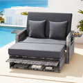 Gardeon Outdoor Wicker Sun Lounge - Grey