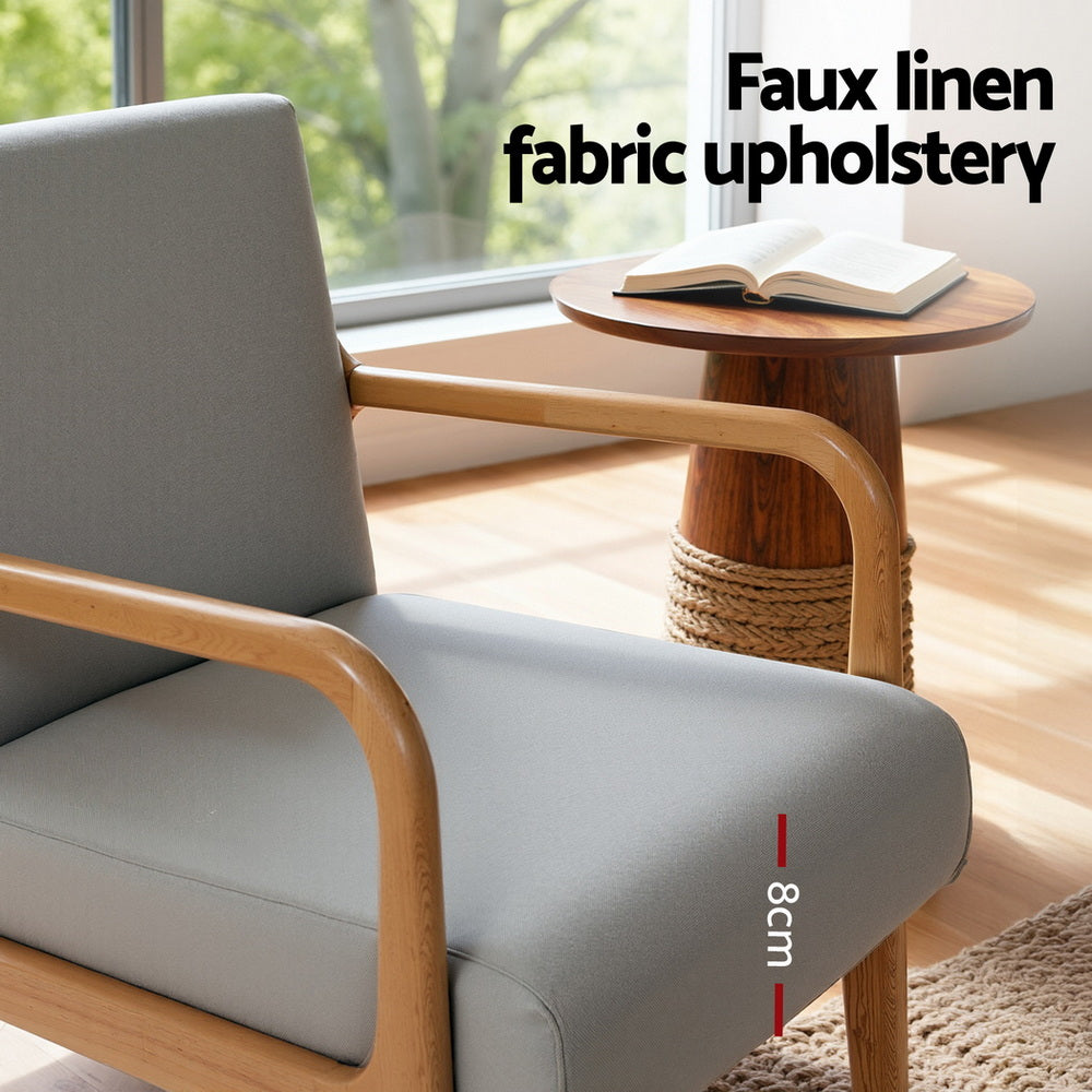 OLIVE Armchair - Light Grey