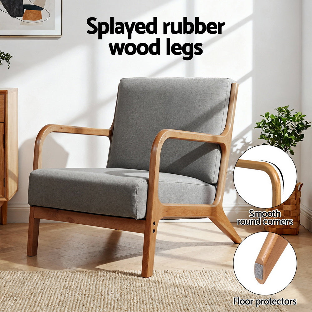 OLIVE Armchair - Light Grey