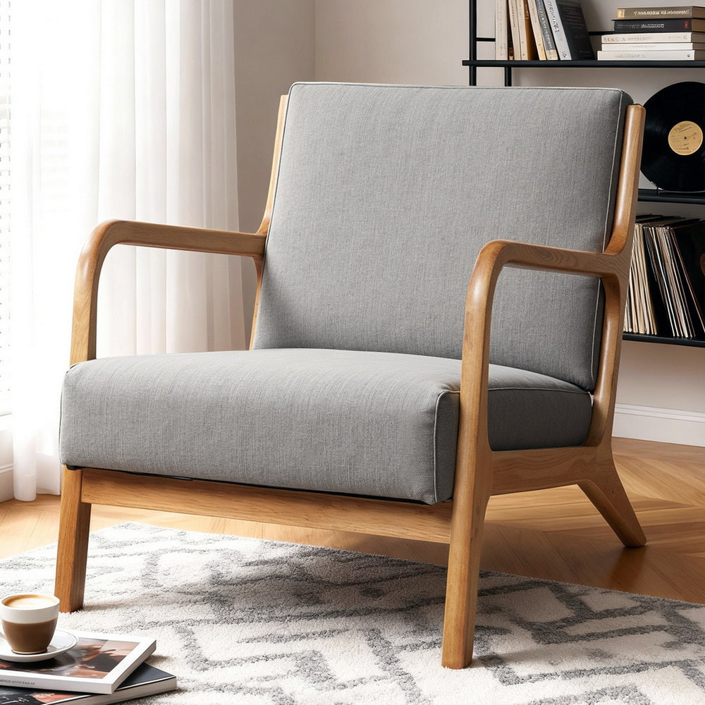 OLIVE Armchair - Light Grey