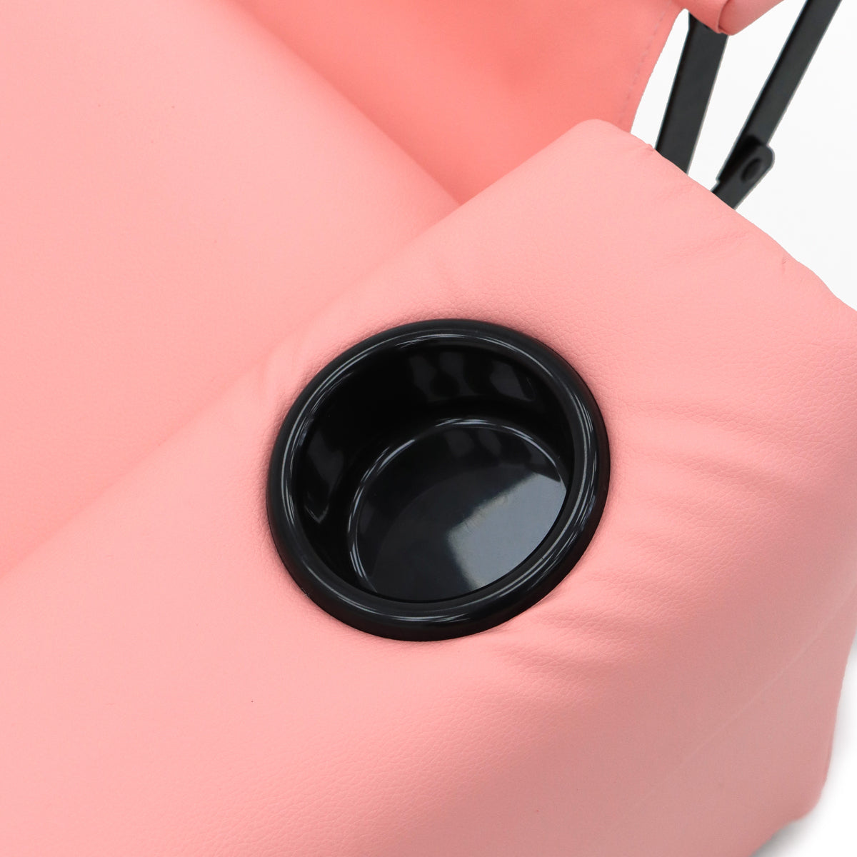 Kids Blue Recliner w/ Footrest & Cup Holder - Pink