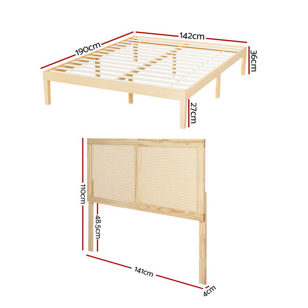 BRUNO Bed Frame - Double