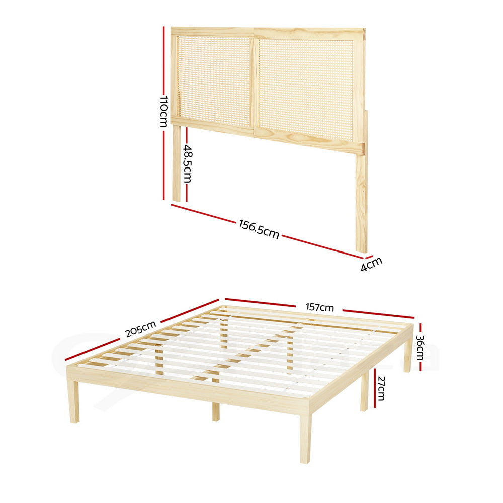 BRUNO Bed Frame - Queen