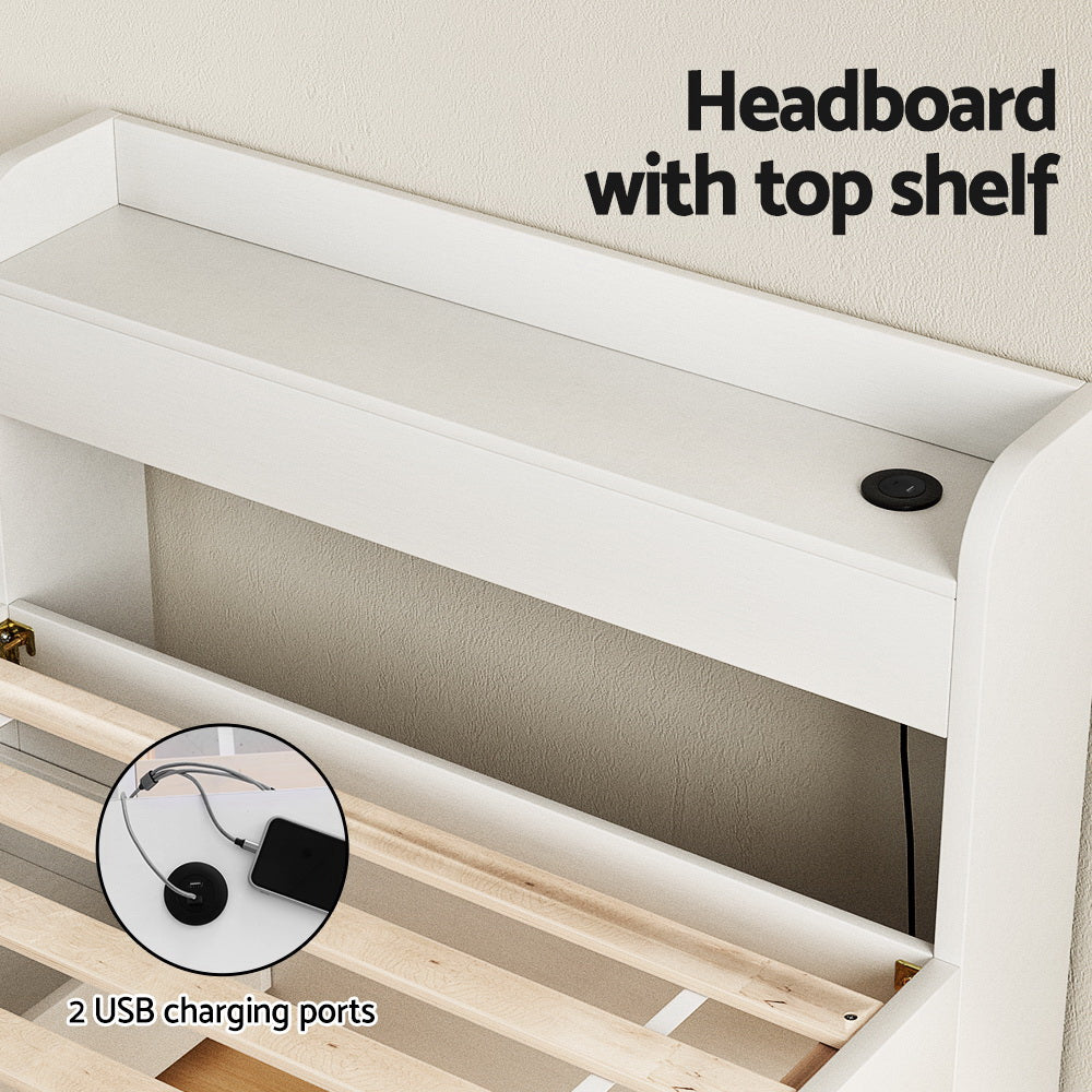 AURA Bed Frame inc. drawers - Single