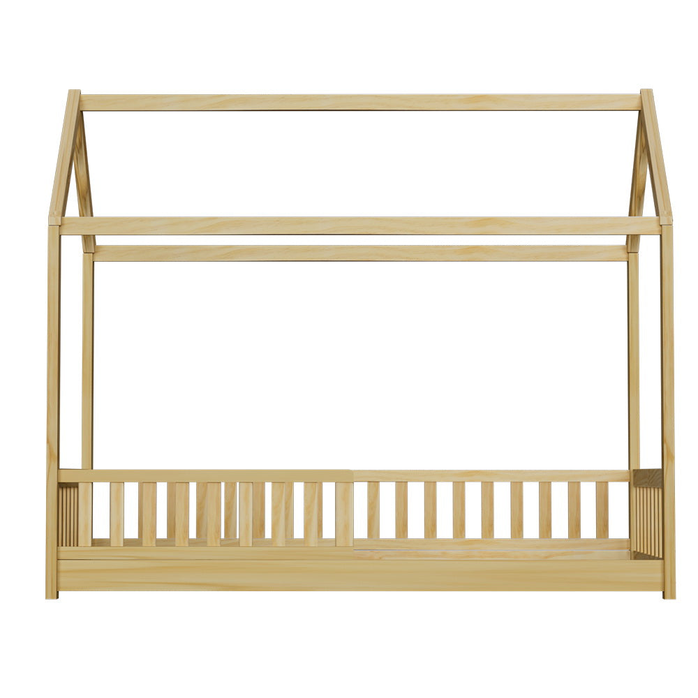 ROCK Kids House Bed Frame - Oak
