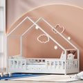 PAVO Kids House Bed Frame - White
