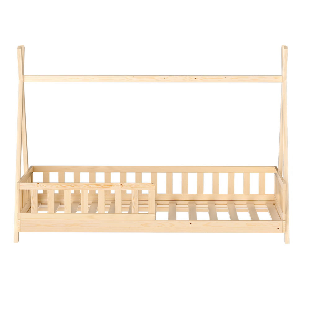 PUAH Kids House Bed Frame - Oak