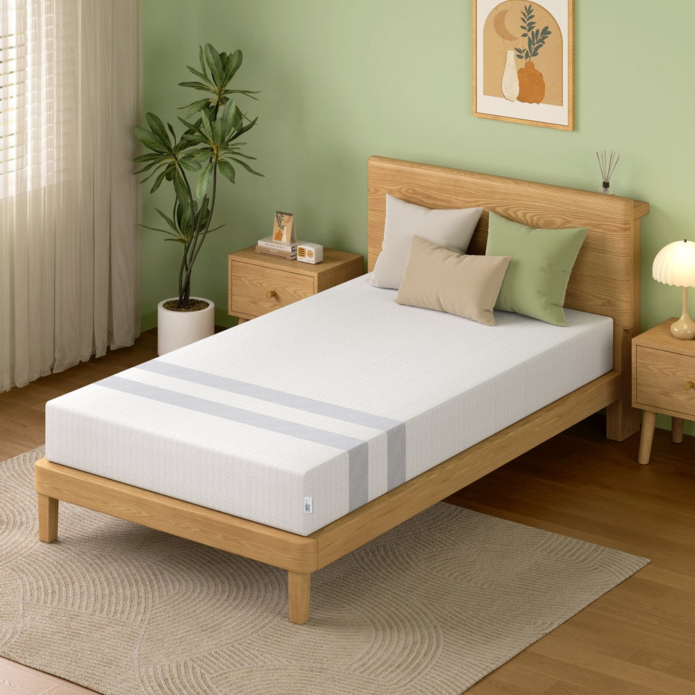 BedStory King Single Memory Foam Mattress 20cm Cooling Gel Foam Mattress in a Box Medium Soft Feel